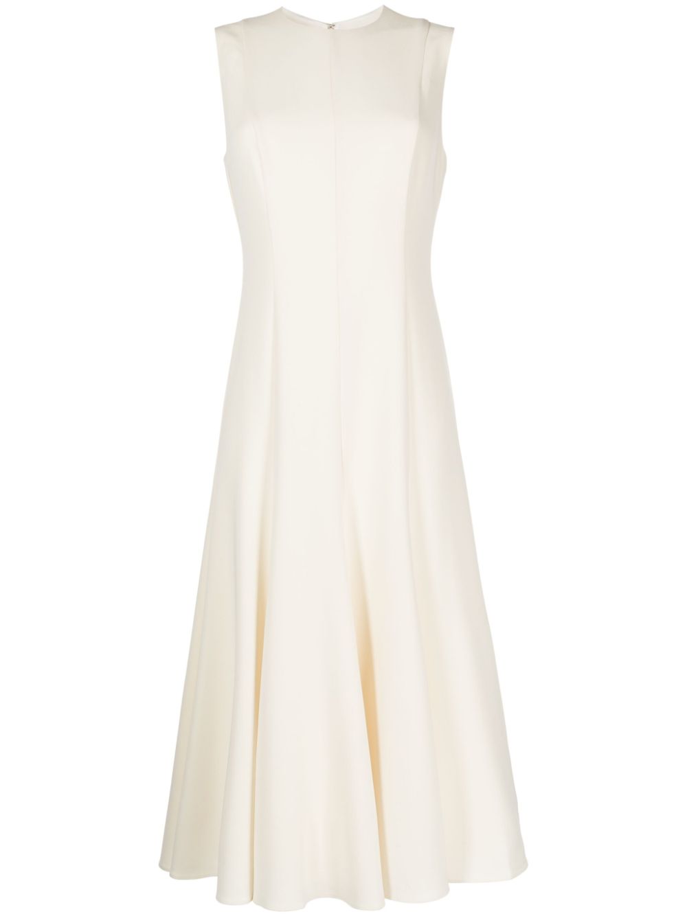 [Th**ry] Sleeveless Flared Triacetate Midi dress - Weekdayslulu