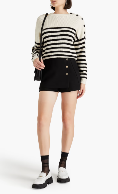 Cozy Stripes Mohair Knit Pullover