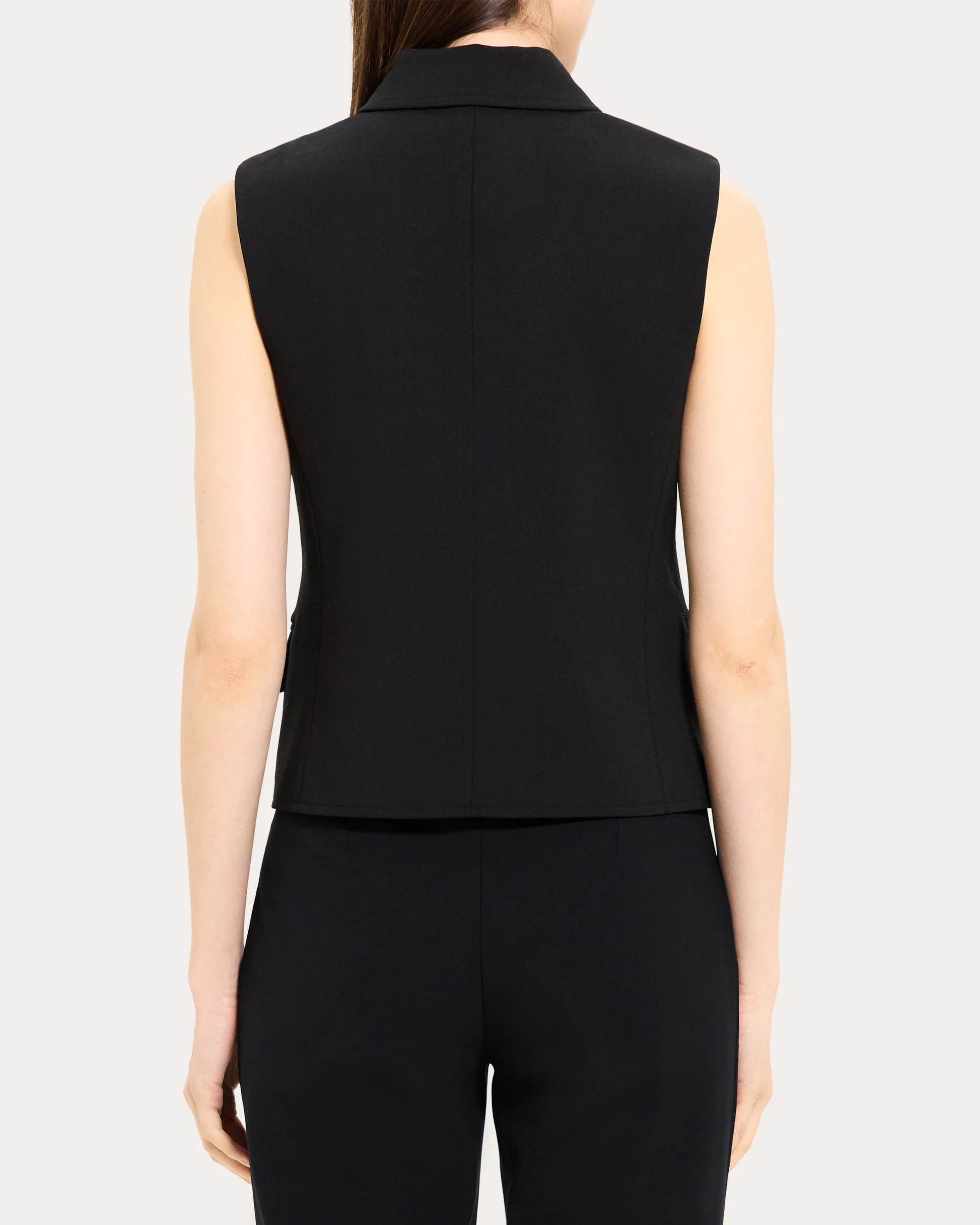 [Th**ry] Triacetate Tailored Vest - Weekdayslulu