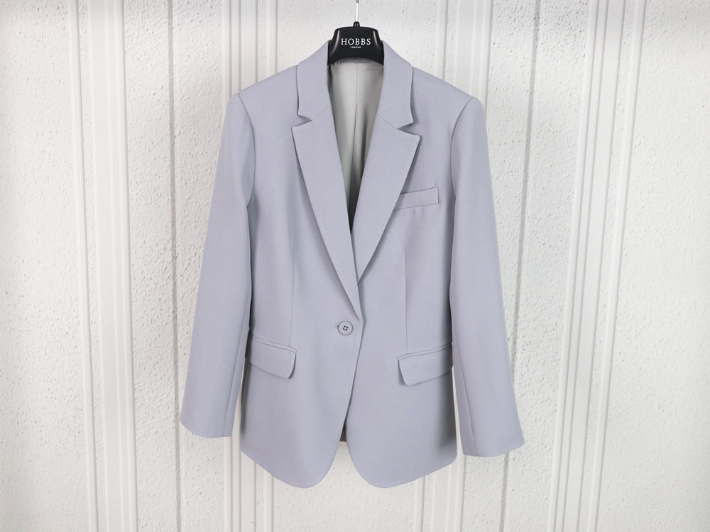 [Th**ry] Triacetate Classic Straight Fit Blazer and Trousers Suit Set - Weekdayslulu