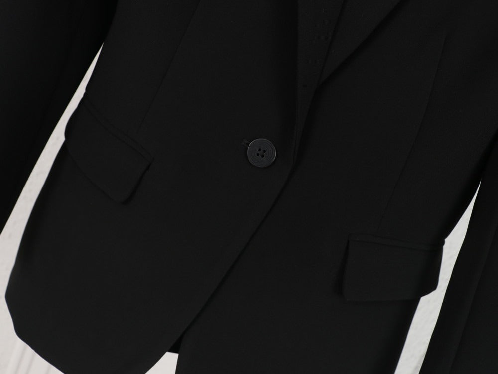 [Th**ry] Triacetate Classic Straight Fit Blazer and Trousers Suit Set - Weekdayslulu