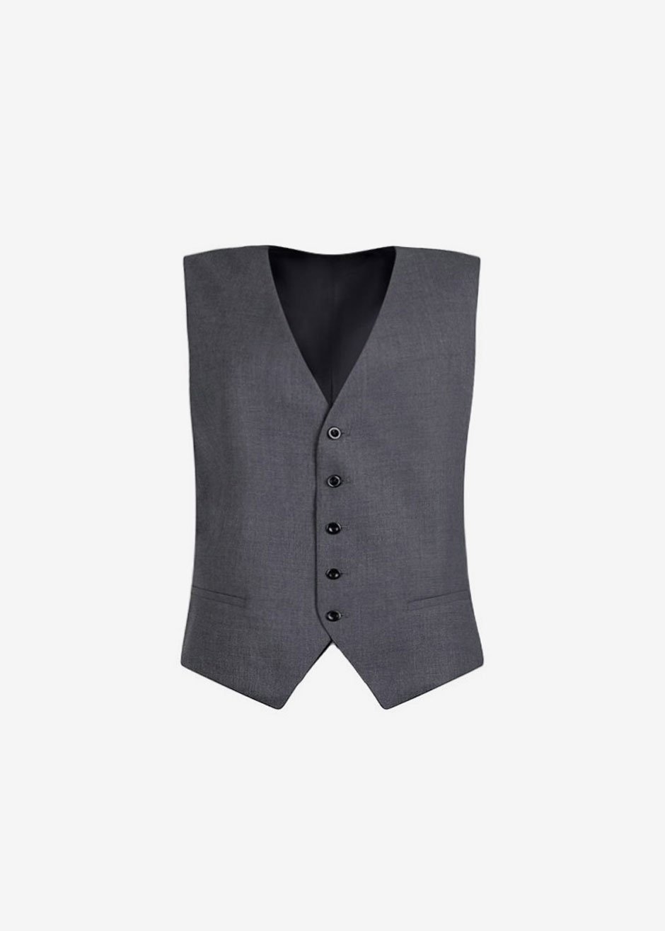 [Th* Fr**kie Sh*p] Wool-Blend V-Neck Single-Breasted Vest - Weekdayslulu