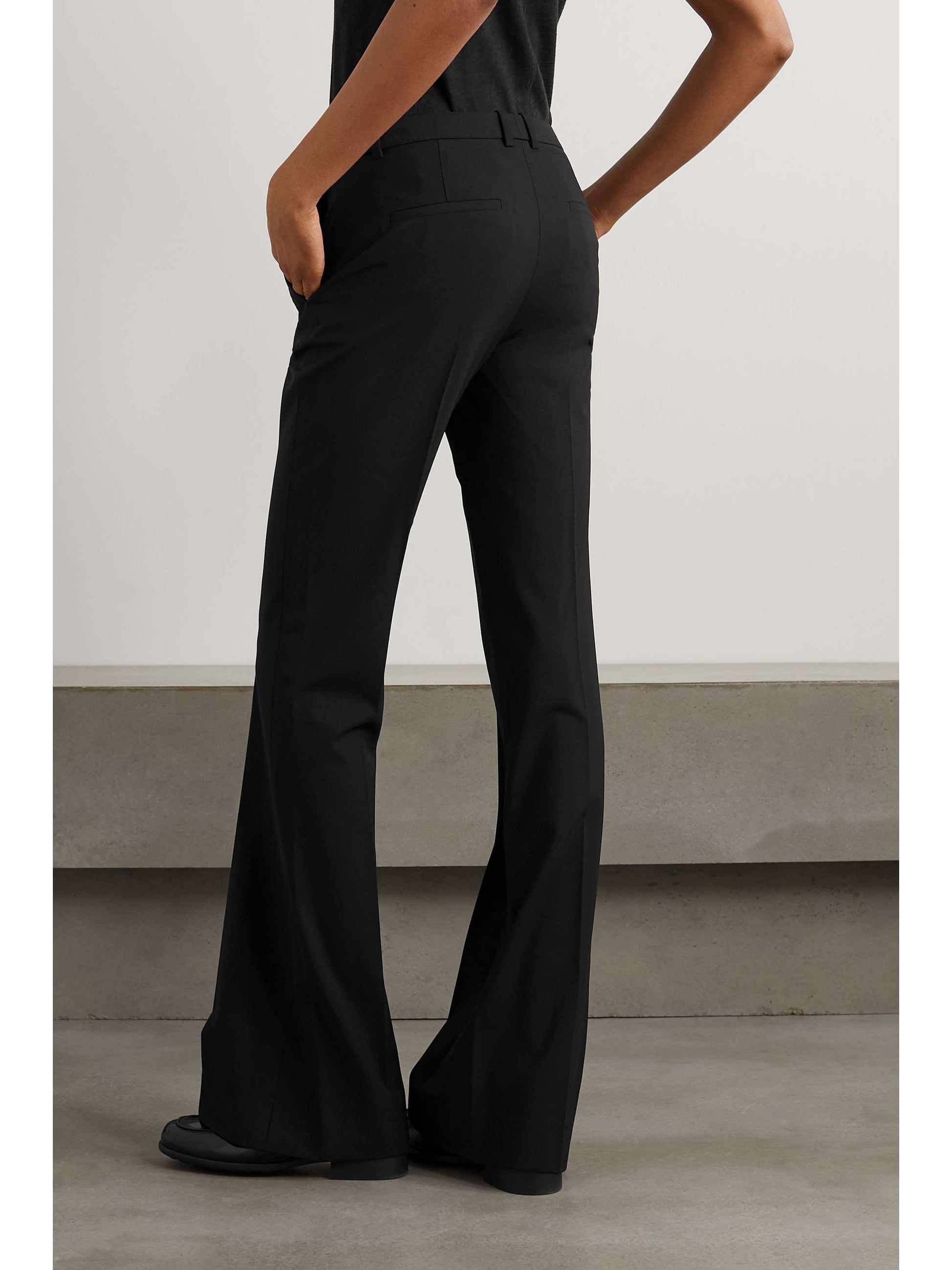 [Th**ry] Triacetate Bootcut High-Waist Trousers - Weekdayslulu