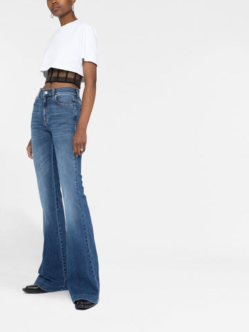 [Al*x*nd*r M*qu*en] Slim Flare Denim Jeans