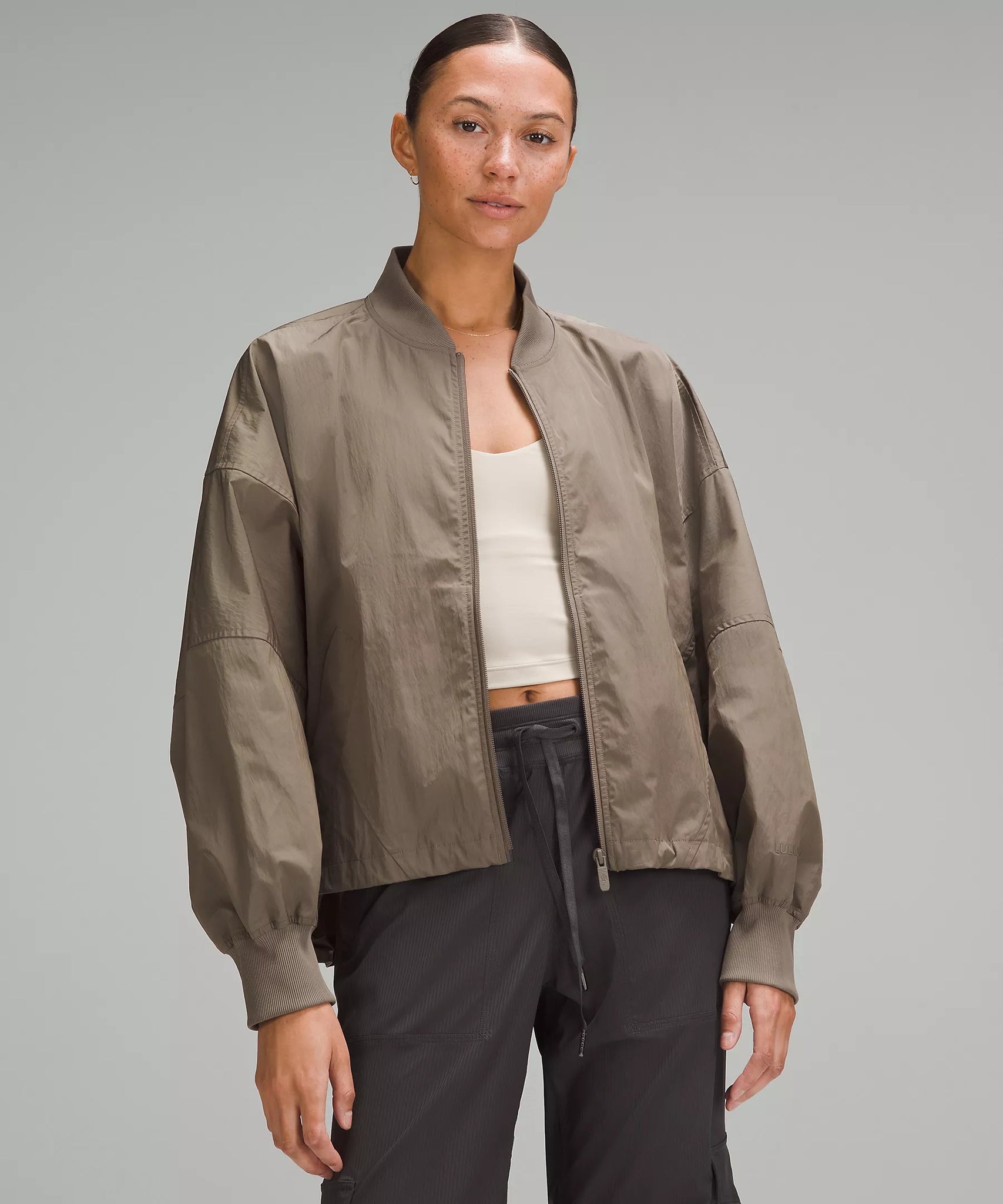 Lulu's Stylish Lightweight Bomber Jacket