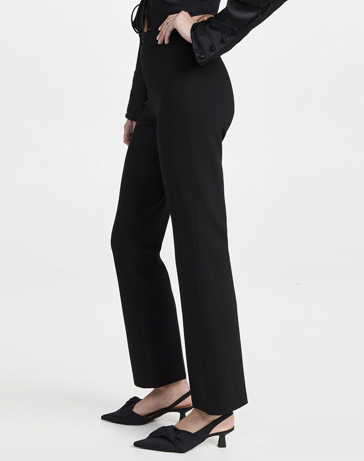 [R*g & B*ne] High-Waist Stretch Trousers - Weekdayslulu