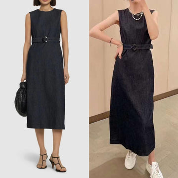 Chunyuan Pre-Fall Sleeveless Denim Dress