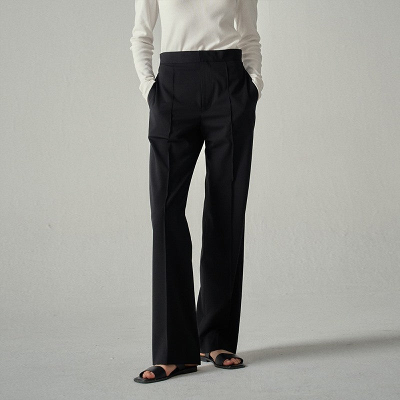 [Fac*de P*ttern] Wide-Leg Straight Suit Trousers - Weekdayslulu