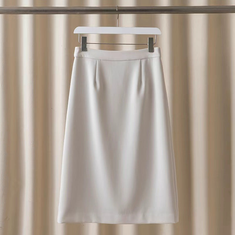 [Th**ry] Triacetate Draped Wrap Midi Skirt - Weekdayslulu