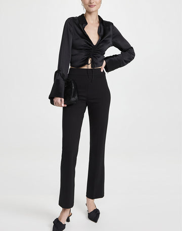 [R*g & B*ne] High-Waist Stretch Trousers - Weekdayslulu