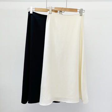 [Th**ry] Triacetate A-Line Midi Skirt - Weekdayslulu