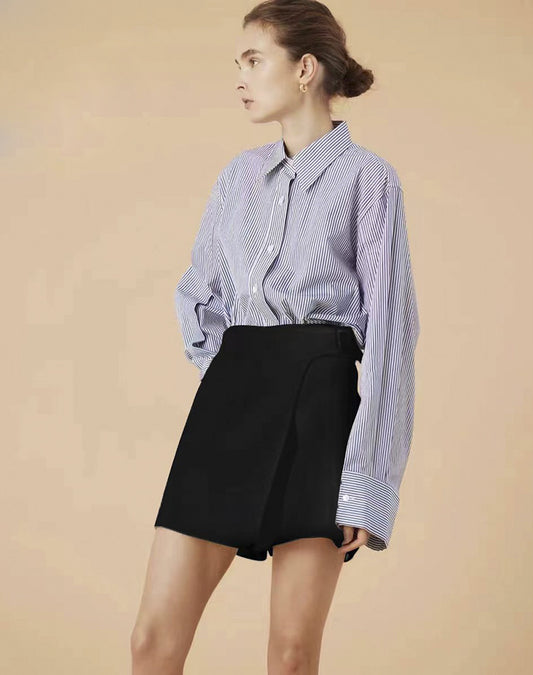 [Estn*ti*n] High-Waist Culotte Shorts