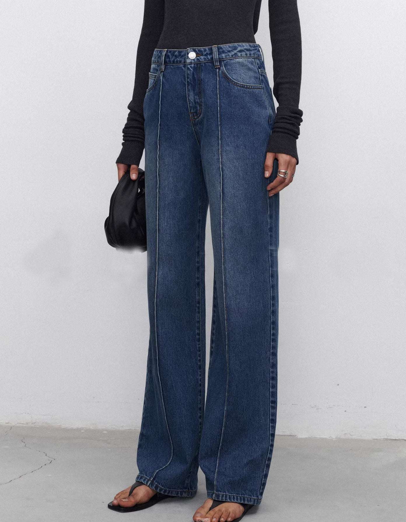 [Th* R*w] Retro Wide-Leg Straight Jeans - Weekdayslulu