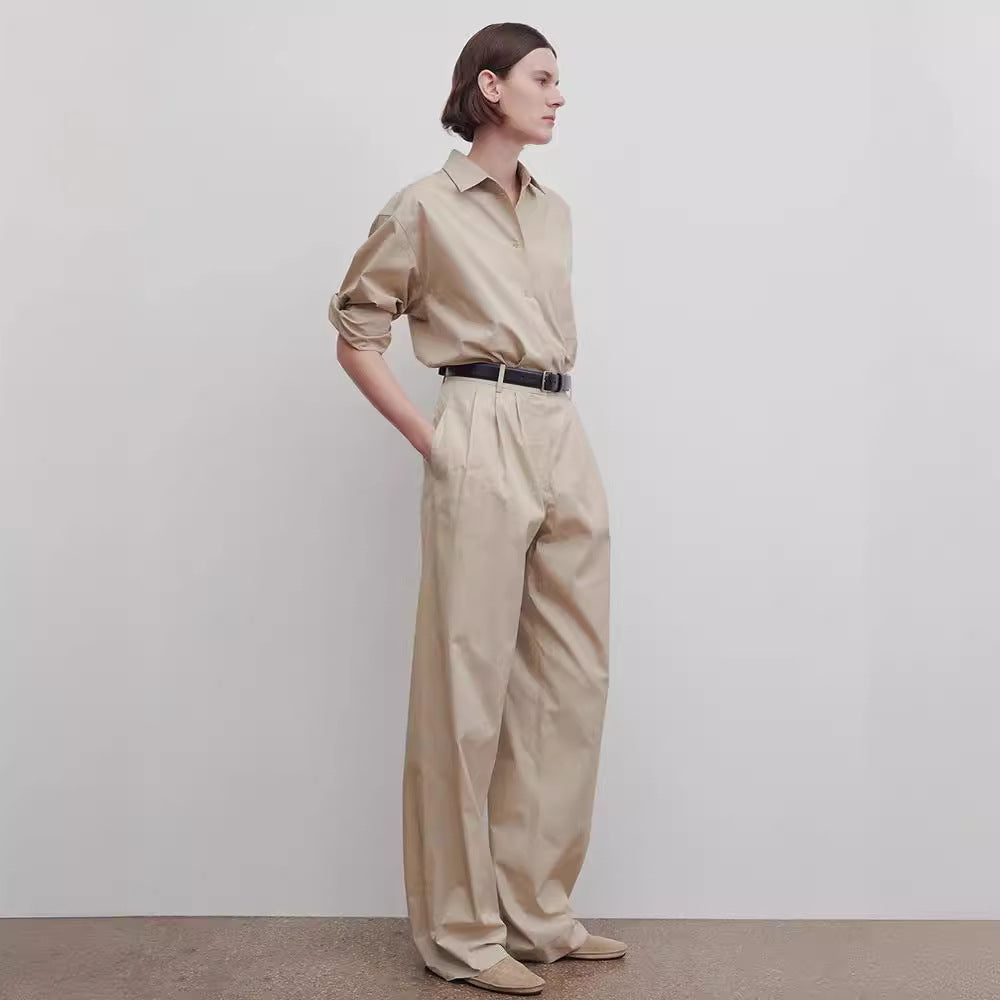 [Th* R*w] Brant oversized shirt and Trousers - Weekdayslulu