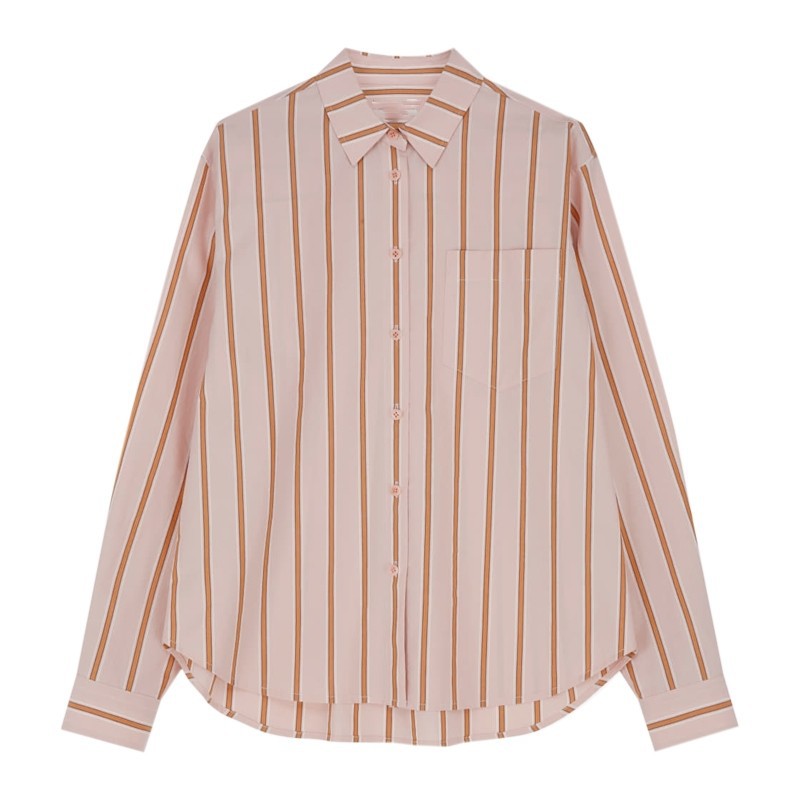 [Ler*be] Striped Oversized Longline Shirt - Weekdayslulu