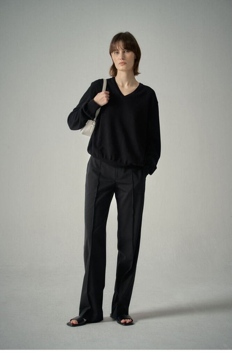 [Fac*de P*ttern] Wide-Leg Straight Suit Trousers - Weekdayslulu