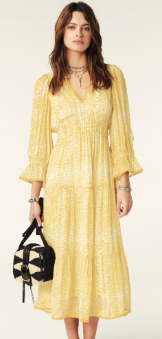 BA Lemon Sugar Yellow Maxi Dress