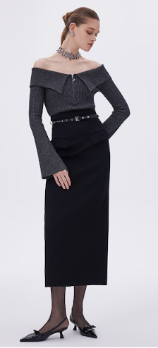 Chic Long Sleeve Commuting Crop Top