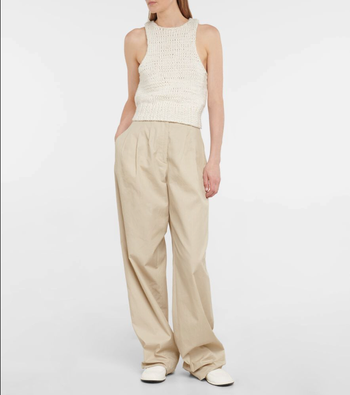 [Th* R*w] Bufus High-Rise Cotton Pants - Weekdayslulu